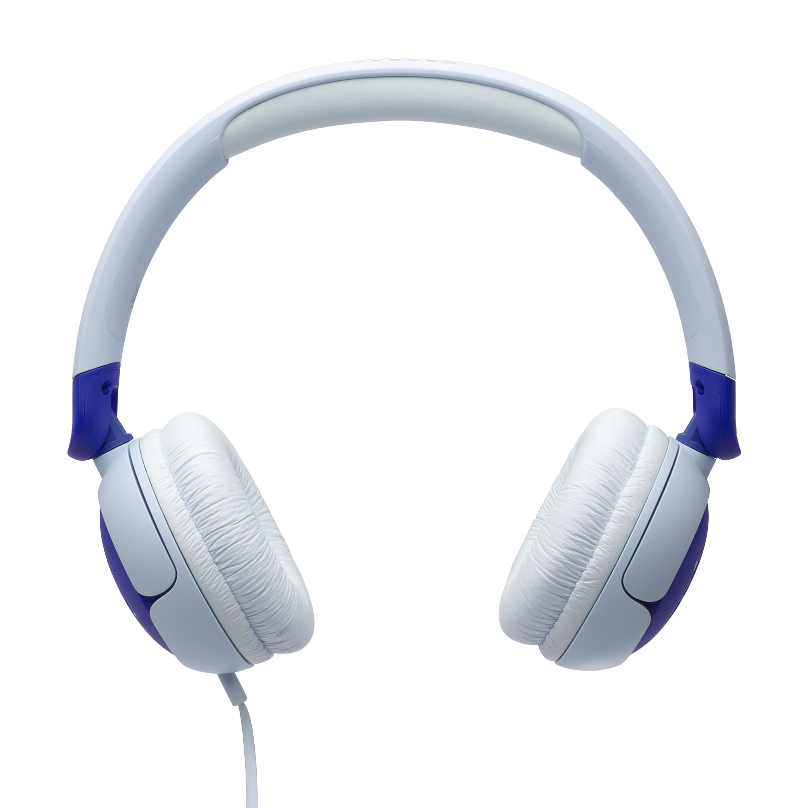 JBL Junior 320 - Blue - Wired on-ear kids headphones - Front